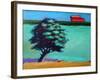 Red Barn-Paul Powis-Framed Giclee Print