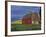 Red Barns and Canola Fields, Eastern Washington, USA-Darrell Gulin-Framed Photographic Print