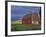 Red Barns and Canola Fields, Eastern Washington, USA-Darrell Gulin-Framed Photographic Print