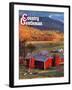 "Red Barns and Silos," Country Gentleman Cover, October 1, 1949-W.C. Griffith-Framed Giclee Print