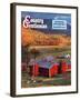 "Red Barns and Silos,"October 1, 1949-W.C. Griffith-Framed Giclee Print