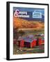 "Red Barns and Silos,"October 1, 1949-W.C. Griffith-Framed Giclee Print