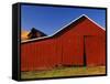 Red Barns-Stuart Westmorland-Framed Stretched Canvas