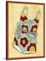 Red Bathing Suit Print-Robin Betterley-Stretched Canvas