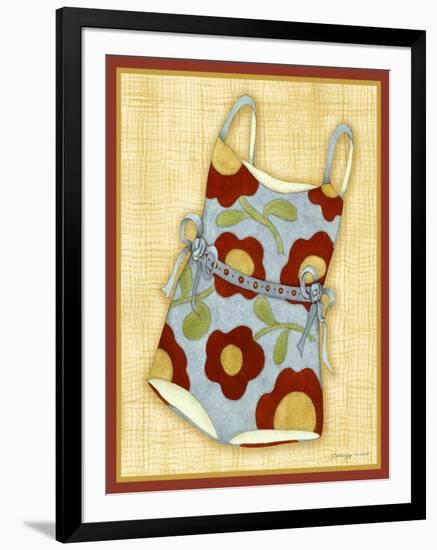 Red Bathing Suit Print-Robin Betterley-Framed Giclee Print