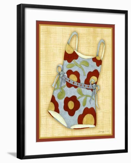 Red Bathing Suit Print-Robin Betterley-Framed Giclee Print