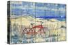 Red Beach Cruiser-Paul Brent-Stretched Canvas