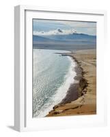 Red Beach, elevated view, Paracas National Reserve, Ica Region, Peru, South America-Karol Kozlowski-Framed Photographic Print