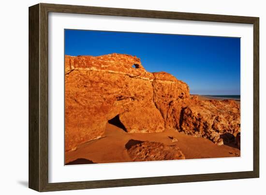 Red Beach-Howard Ruby-Framed Photographic Print