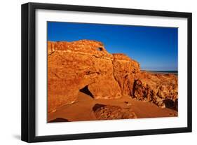 Red Beach-Howard Ruby-Framed Photographic Print