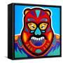 Red Bear-KASHINK-Framed Stretched Canvas