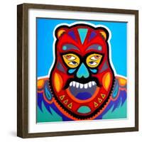 Red Bear-KASHINK-Framed Art Print