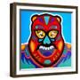 Red Bear-KASHINK-Framed Art Print