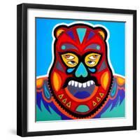 Red Bear-KASHINK-Framed Art Print