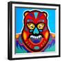 Red Bear-KASHINK-Framed Art Print