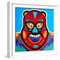 Red Bear-KASHINK-Framed Art Print