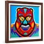 Red Bear-KASHINK-Framed Art Print