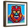 Red Bear-KASHINK-Framed Art Print