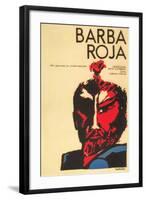 Red Beard, Cuban Movie Poster, 1964-null-Framed Art Print
