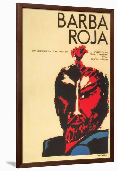 Red Beard, Cuban Movie Poster, 1964-null-Framed Art Print