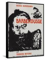 Red Beard, French Movie Poster, 1964-null-Framed Stretched Canvas