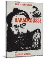 Red Beard, French Movie Poster, 1964-null-Stretched Canvas