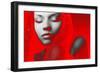 Red Beauty-NaxArt-Framed Art Print