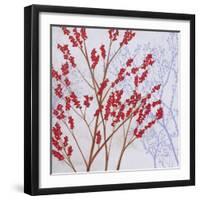 Red Berries-Herb Dickinson-Framed Premium Photographic Print