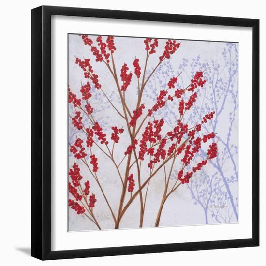 Red Berries-Herb Dickinson-Framed Premium Photographic Print