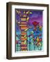 Red Bird 2-Carla Bank-Framed Giclee Print