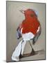 Red Bird I-Erin McGee Ferrell-Mounted Art Print