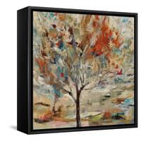 Red Bird Tree-Jodi Maas-Framed Stretched Canvas