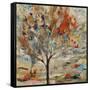 Red Bird Tree-Jodi Maas-Framed Stretched Canvas