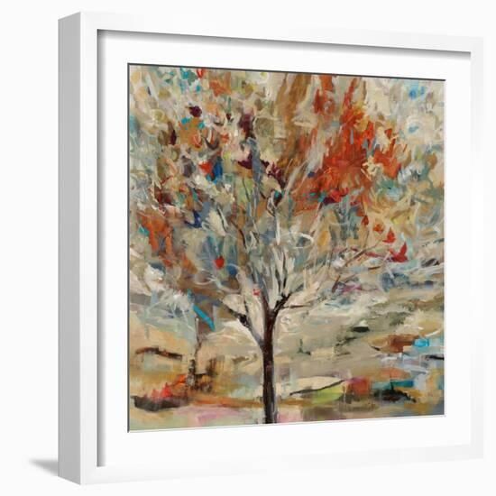 Red Bird Tree-Jodi Maas-Framed Giclee Print