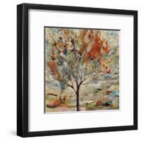 Red Bird Tree-Jodi Maas-Framed Giclee Print