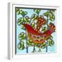 Red Bird-Carla Bank-Framed Giclee Print