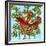 Red Bird-Carla Bank-Framed Giclee Print