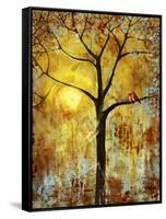 Red Birds Tree-Blenda Tyvoll-Framed Stretched Canvas