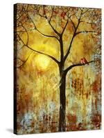 Red Birds Tree-Blenda Tyvoll-Stretched Canvas