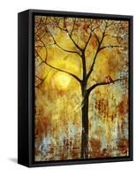 Red Birds Tree-Blenda Tyvoll-Framed Stretched Canvas