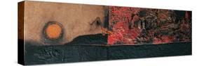 Red Black and Burning-Alberto Burri-Stretched Canvas