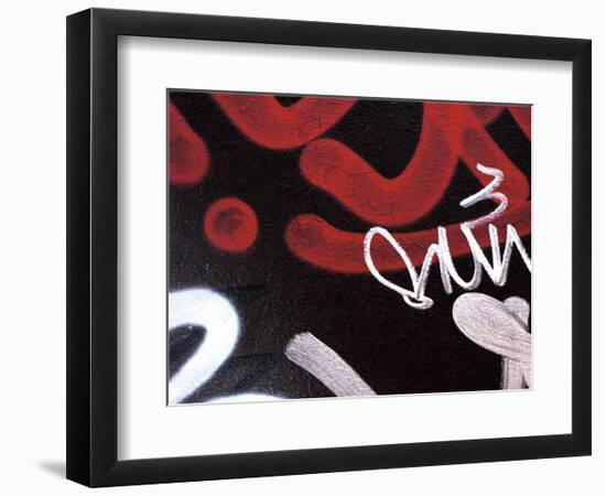 Red Black Tag 2-Jenny Kraft-Framed Art Print