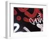 Red Black Tag 2-Jenny Kraft-Framed Art Print