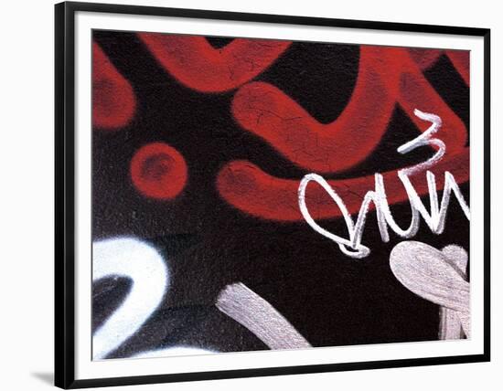 Red Black Tag 2-Jenny Kraft-Framed Art Print