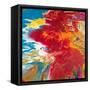 Red Blizzard-Roberto Gonzalez-Framed Stretched Canvas