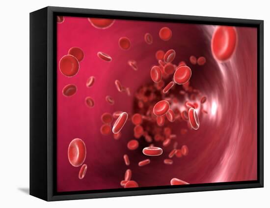Red Blood Cells-David Mack-Framed Stretched Canvas