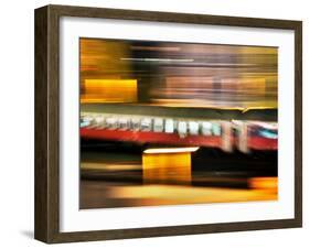 Red Blur-Felipe Rodriguez-Framed Photographic Print