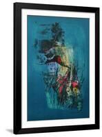 Red Boat and Hut II-Lebadang-Framed Collectable Print