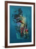 Red Boat and Hut II-Lebadang-Framed Collectable Print