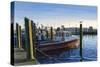 Red Boat at Galilee-Bruce Dumas-Stretched Canvas